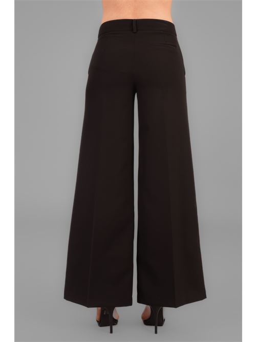 Pantalone in cady Double C | G081-113NERO